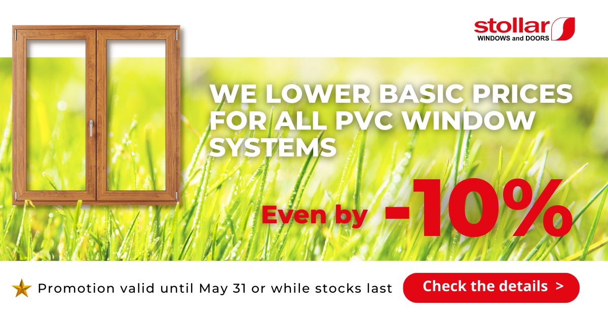 SPRING PROMOTION FOR PVC WINDOWS